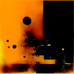 Braille art, abstract surrealism, by Graham Sutherland and Victor Pasmore and Stephen Gammell, silkscreened mind-bending illustration; album cover art, asymmetric, Braille code characters, x-ray warm colors