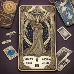 Tarot Card and Credit Card