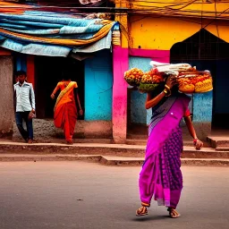 unique street photography work done in India, hyper details, real