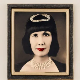 framed Portrait of Nina Dominic, also known as Tammy Gun, is a wise woman and member of the Celestial Order of Hathor in the 1920s