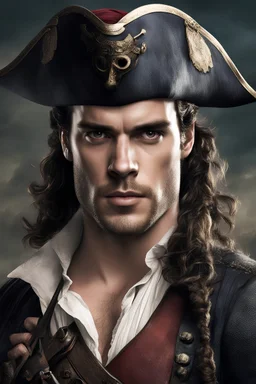 Henry Cavill as a pirate