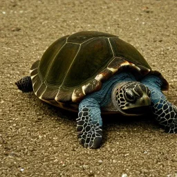 Turtle and Mount Fuji