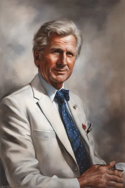 Presidential portrait - Lloyd Bridges - by Boris Vallejo