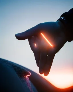 perfect human hand, RTX, reflection, 8k, glow, winning photography, caustics