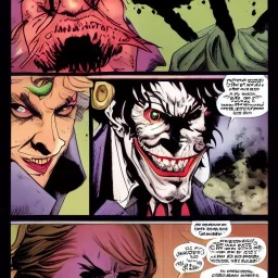 Joker with the gods of hell