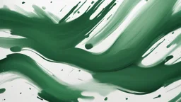 Hyper Realistic Dark-Green-Brush-Patches on white-brush-strokes-background