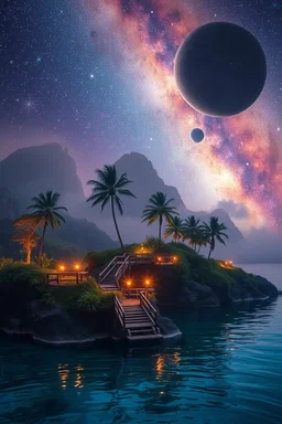 outerspace scene paradise