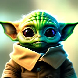 super cute portrait of a baby yoda, star wars, intricate, headshot, highly detailed, digital painting, artstation, concept art, sharp focus, cinematic lighting, illustration, art by artgerm and greg rutkowski,