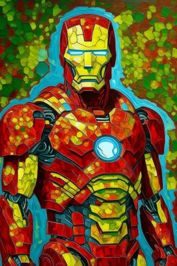 As Ironman by Van Gogh