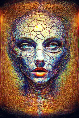 Let yourself crack and become light ltself; Neo-surrealistic Optical Art