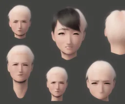 head anime face illustration isolated