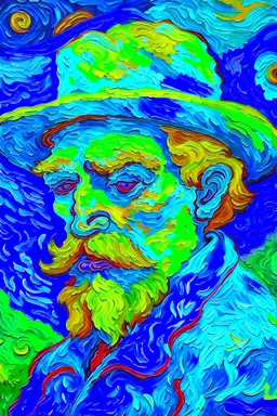 Czarface as painted by Van Gogh