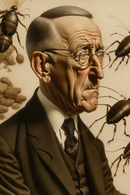 President Woodrow Wilson drawn and quartered by ants body parts field of gore