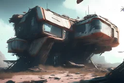 futuristic house action scene HAWKEN MATRIX postapocalyptic dysoptia scene photorealistic uhd 8k VRAY