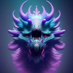 teal and purple smoke, detailed, realistic, 4k