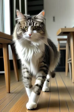 cat with 7 legs