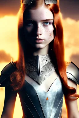 (strikingly beautiful 16 year old charming teen girl:1.2) with (long ginger hair:1.1) and (freckles:1.2) wearing (skimpy leather fantasy armour with halter top and thong:1.3) and (medium cleavage:1.2), tracing, ambient light, highres, (hyperrealistic:1.2), (perfect face:1.1) intricate (high detail:1.1) body, beautiful detailed eyes, plump lips, fantasy theme, Model hash: ddc3021b