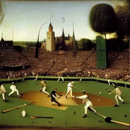 baseball game players by hieronymous bosch