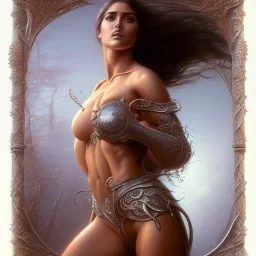 salma hayek dnd bodybuilder by gerald brom luis royo