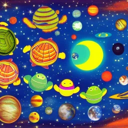 The Turtle and the Eight Planets