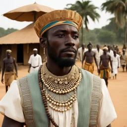 A tale of a fictional slave trader venturing into the West African kingdom of Dahomey. The film is based on Bruce Chatwin's novel "The Viceroy of Ouidah" and was shot on location in Ghana, Brazil, and Colombia. A captivating story with a setting as rich and vibrant as the characters within. Truly a cinematic journey worth experiencing with style.