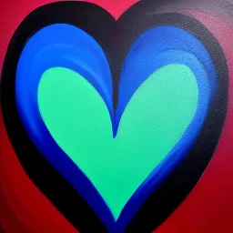 tetasdatia dark goth heart inifite symbol grafitti morphobic viral painting in the style of Wylie Beckert and Menri Shatise,centered, full