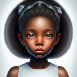 write a story about a little black girl name micah brown eyes