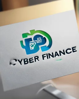 Cyber Finance logo Simple, easy and beautiful logo