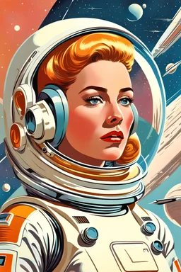 retro futurism women in space