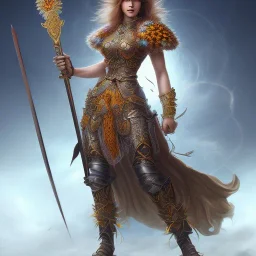 sunflower goddess warrior