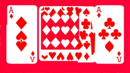 playing card symbols, 4 rows of symbols including diamond, spade, hearts and clubs, inky degraded looking vector style