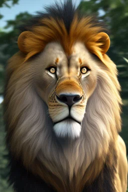 Lionrat, photorealistic, unreal engine, ferocious