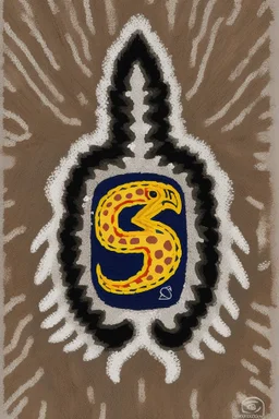 west coast eagles aboriginal dot painting guernsey