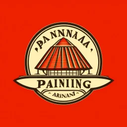 Dining Pavilion logo in the style of Frankie & Benny's.