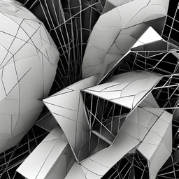 mathematical geometrical three dimensional black and white diagram by steve smale