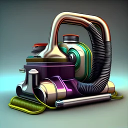 vacuum system simple illustration realistic art true sharp colors shiny