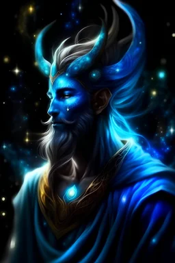 old winter ice elf constellation stars