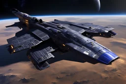 babylon 5 space fighter model in the style of martin bower. full spaceship. concept art hyperrealism 4K ultra HD unreal engine 5 photorealism.