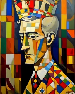 1913 cubist style Bonnie Prince Charlie.