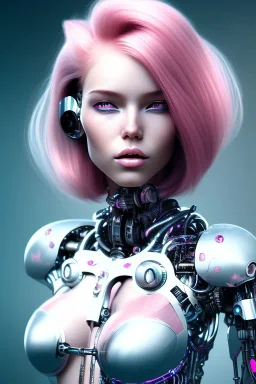 cyborg, pink hair, sexy, perfekt, real, dream