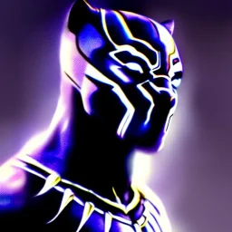 ultra detailed fullbody portrait of Black Panther , extremely detailed digital painting, extremely detailed face,crystal clear eyes, in the style of Ken Kelley robert e howard and pablo oliveira and Keith Parkinson , mystical colors, perfectly centered image, perfect composition, rim light, beautiful lighting,8k, stunning scene, raytracing