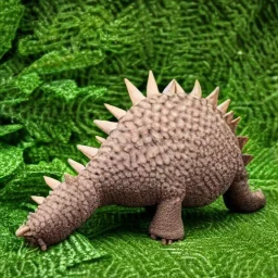 stegosaurus eating leaves