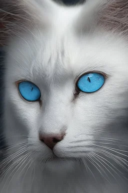 white cat blue eyes