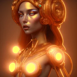 hot goddess, by Mahmoud Sai, Cartographic, Circuitry, Golden Hour, Closeup-View, 16k, Lumen Global Illumination, Diffraction Grading ,