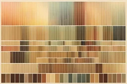 minimal clean thick vertical blocks each line has various colours creating nice earthtones colour gradients