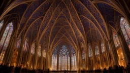 2055, rule of thirds, delightful, sensitive, confident, undulating sinusoidal cathedral with pointed hyperbolic roofs, delicate, night, darkness, symmetrical, exquisite architecture, innovative design, perfect symmetry, award-winning photograph, beautiful composition, filled with beautiful detail, delicate colour, chiaroscuro