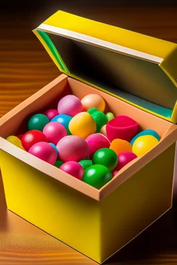 candy in a box