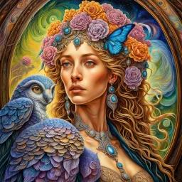 🫀🪼 perfect anatomy, fantasy, vibrant digital art professional award winning masterpiece, oil on canvas Atmospheric extremely detailed Josephine Wall