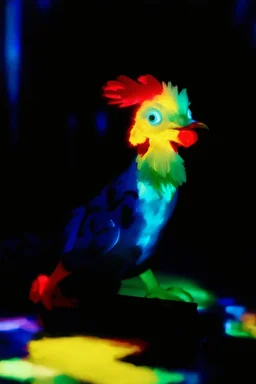 Electric Chicken; Lowbrow Neon Fauvism; Dada