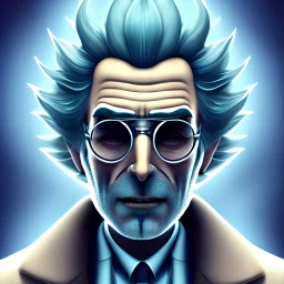 Rick sanchez as neo From Matrix, Rick and morty Style